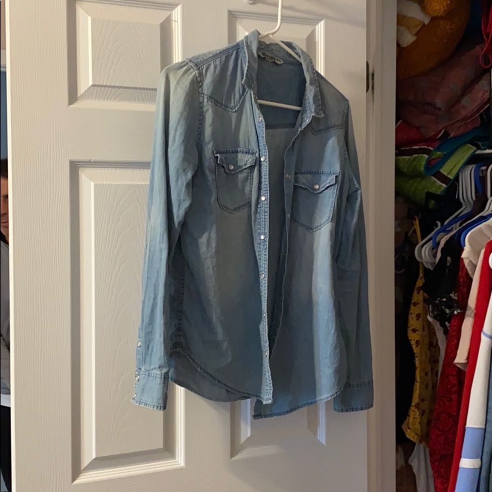 Bluenotes button up long sleeve shirt✨